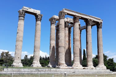 Atenas: entrada electrónica al Templo de Zeus Olímpico con audioguía en su teléfono
